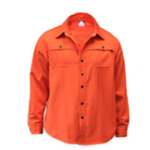 Chicago Protective 625-WIN-O Welding Shirt Jacket in Orange Indura