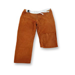 Chicago Protective CP777-CL Domestic Rust Split Leather Chap Pants