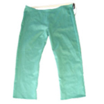 Chicago Protective CP777-GW Green FR Cotton Chap Pants, Heavier Weig