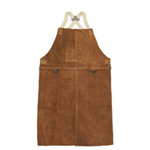 Chicago Protective 536-CL 36" Domestic Rust Split Leather Bib Apron