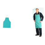 Chicago Protective 536-GR 36" Green FR Cotton Bib Apron