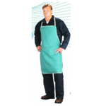 Chicago Protective 536-GR-ECON 36" Economy Green FR Cotton Bib Apron