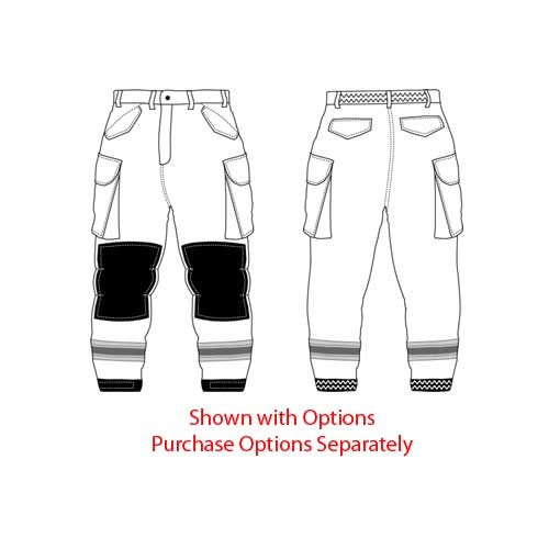 PGI 7804798 Fireline Multi Mission Pant - Sigma - Black Pant