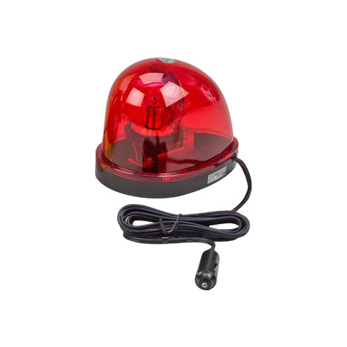 Wolo (3210-R) Emergency 1 Rotating Emergency Warning Light - Red Lens,  Magnet Mount, Halogen : : Home & Kitchen