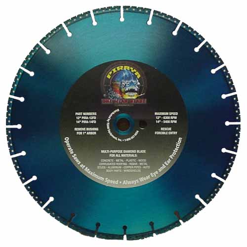 Piraya Diamond Rescue Saw Blades 12", 14", and 16" IN STOCK ON SALE