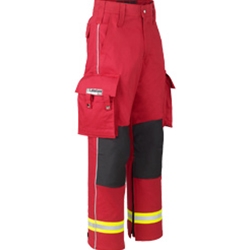 Lakeland EXPT16 FR Extrication Pants with Trim, 911 Series - Red