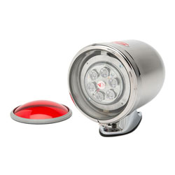 TriLite TB8-L1-P/R Mars 888 Beacons, Pedestal Mount - Red/Red