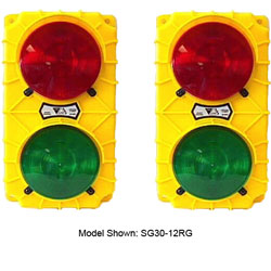 TriLite SG30-12RG Stop-Go Loading Dock Safety Light Set