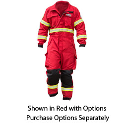 PGI 6805981 Fireline Multi Mission Jumpsuits Nomex Red