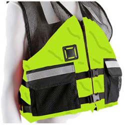 FirstWatch AV-5001-HV Crew Flotation Vests - Hi-Vis Yellow