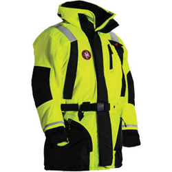 FirstWatch AC-1100-HV Flotation Coats Hi-Vis Yellow and Black