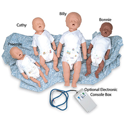 Simulaids 100-1176 CPR Bonnie African-American Newborn Basic With Ca