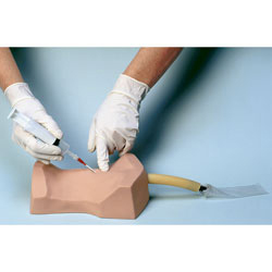 Simulaids 101-135 Cricothyrotomy Simulator with 4 Overlay Skins