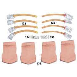 Simulaids 101-136 Cricothyrotomy Simulator Overlay Skins (4 Pk.)