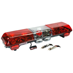 Wolo 7010-R Lightbar Infinity 1 Red Lens 12-Volt Halogen