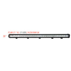 FireTech FT-MB-27-F-B Light Mini Brow Light 35" 27 LED 60 Degree Flo