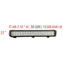 FireTech FT-MB-2.18-F-B Light Mini Brow DS Light 21" 18 LED Flood Bl