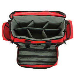 R&B RB-RB-A300X-RD-B INTERMEDIATE II TRAUMA BAG W/TUFF BOTTOM - ADJU