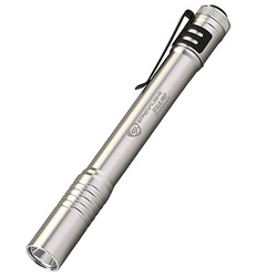 Streamlight 66121 Stylus Pro Silver Clam - White LED