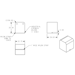 4418100 Canvas Pump Cover for Roll Frame