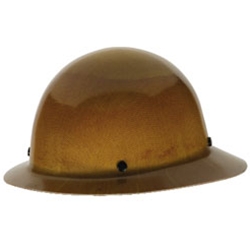 MSA Skullgard Protective Hard Hats Full Brim Natural Tan