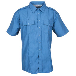 Topps Apparel SH96-5520 Short Sleeve Public Safety Shirt - Med. Blue