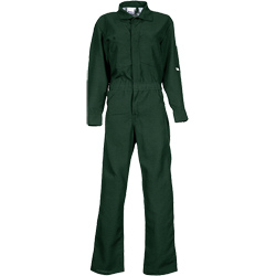 Topps Apparel CO07-5575 FR Coveralls 4.5 oz Nomex, NFPA - Spruce - IN STOCK