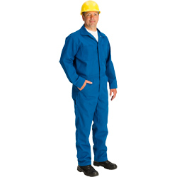 5-11 1/2 to 6-3 Tall/Size 48 4.5 oz Royal Blue TOPPS SAFETY CO07-5515-Tall/48 CO07-5515 NOMEX Coverall 
