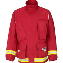 Lakeland EXCT16 FR Extrication Coats, 911 Series - Red