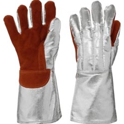 Lakeland 344-02N Aluminized Gauntlet Gloves