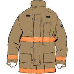 FireDex FXC 35M Chieftain Turnout Coats NFPA - Standard - Pioneer - Khaki