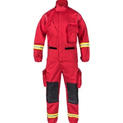 Lakeland EXCV16 FR Extrication Coveralls, 911 Series - Red