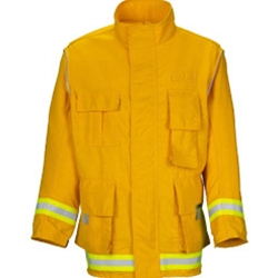 Lakeland WLSCTI26 Wildland Fire Coats NFPA - Cotton, Yellow