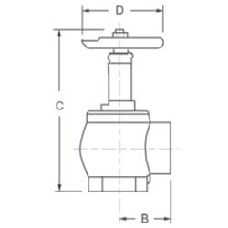 Dixon AV150-RBR Seal Domestic Cast Angle Hose Valves Parts 1 PK