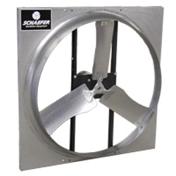 Schaefer 363P12DD 36" Direct Drive Galvanized Panel Fan, 3-Wing, 1/2 Hp 1 PK