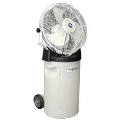 Schaefer VersaMist PVM18C Portable Misting Fan with Tank, Wheels, Handle and White 18" 3-Speed Fan 1 PK