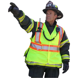 Dicke V1000 Safety Vests, Class 2, 2" Stripes, Adjustable - IN STOCK - ON SALE