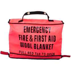 CPA Emergency and First Aid Wool Blanket Bags