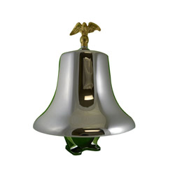 South Park FB1210-GE Fire Truck Bell with Gold Eagle and Chrome Hardware