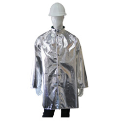 Chicago Protective 601-ABF 40" Jacket, 7 oz. Aluminized Basofil Rips