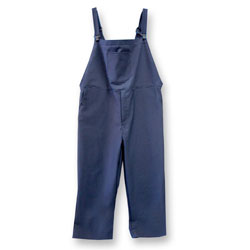 Chicago Protective 618-IND-N Navy FR Cotton Bib Overall