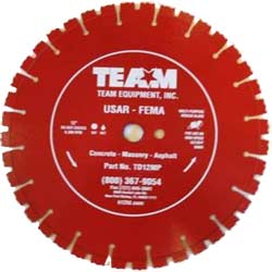 USAR FEMA Diamond Rescue Saw Blades