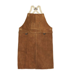 Chicago Protective 536-CL 36" Domestic Rust Split Leather Bib Apron